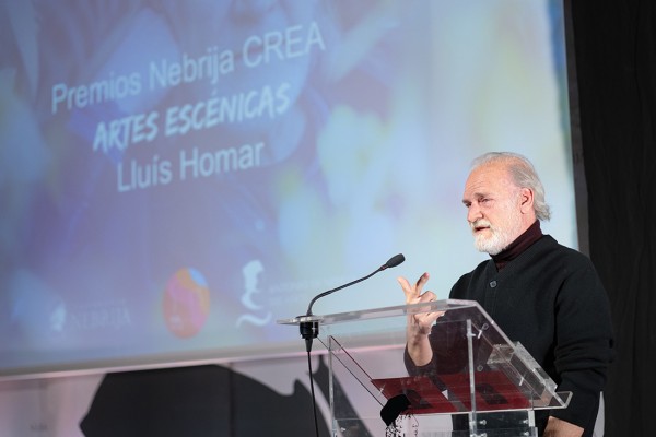 Lluís Homar es reconocido con el Premio Nebrija CREA de Artes Escénicas